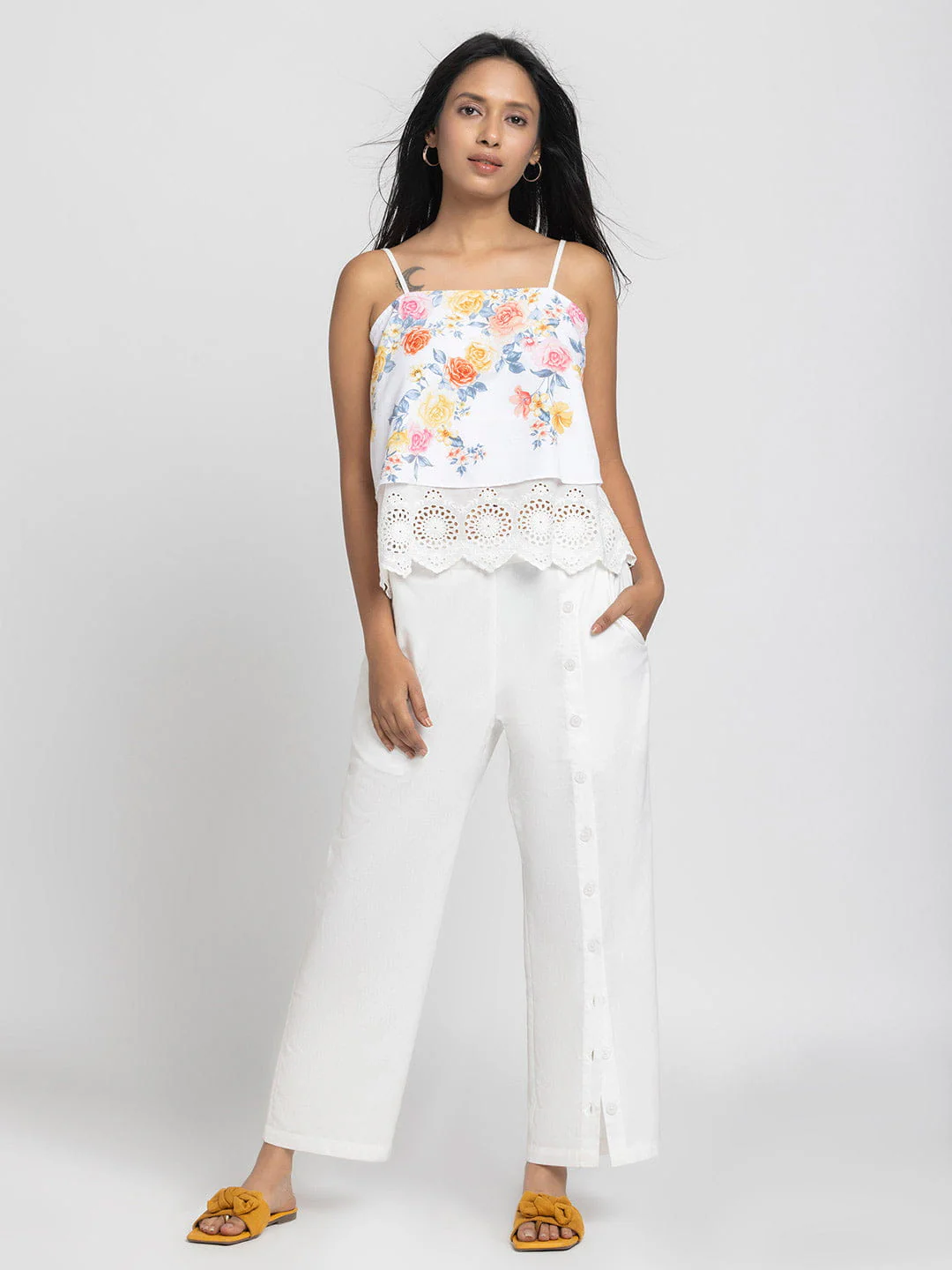 white-floral-print-cotton-casual-co-ord-set
