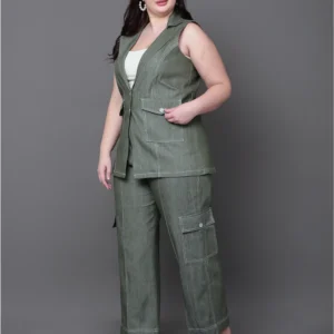 Olive Pocket Charm Coord